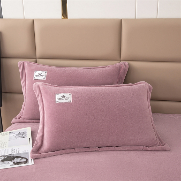 91家纺网 家纺一手货源 找家纺 优姿家纺 2024新款加厚全消光牛奶棉印花四件套 香芋紫