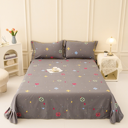 91家纺网 家纺一手货源 找家纺 （总）新款50双股澳棉印花单床单定做定制尺寸