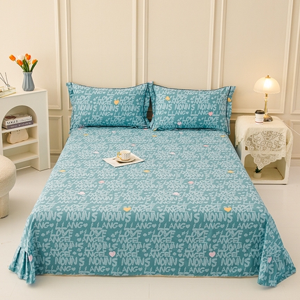 新款50双股澳棉印花单床单定做定制尺寸 潮牌风范