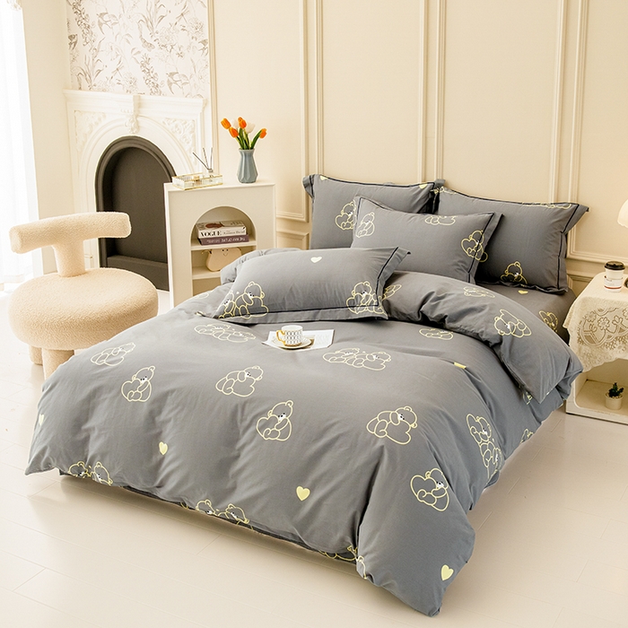 91家纺网 家纺一手货源 找家纺 （总）新款50双股澳棉印花四件套定做任意尺寸