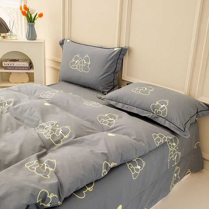 91家纺网 家纺一手货源 找家纺 （总）新款50双股澳棉印花四件套定做任意尺寸