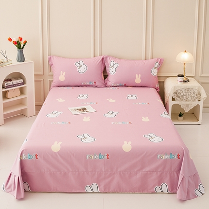 91家纺网 家纺一手货源 找家纺 （总）新款50双股澳棉印花单床单定做定制尺寸