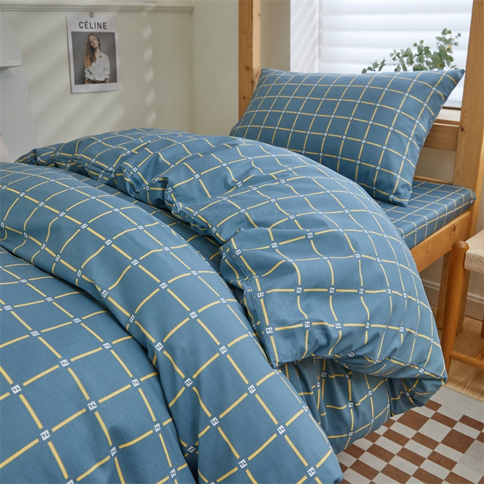 91家纺网 家纺一手货源 找家纺 杜先生 2023新款13372学生宿舍三件套纯棉三件套床单款 星空恋