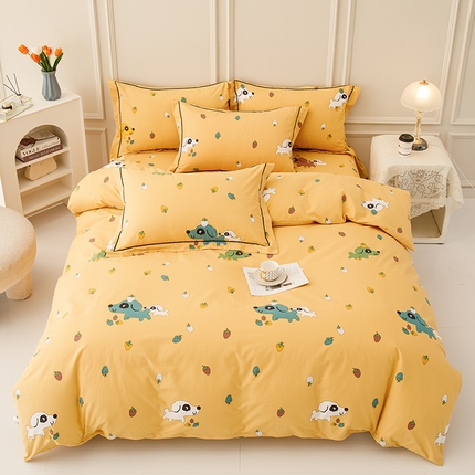 91家纺网 家纺一手货源 找家纺 （总）新款50双股澳棉印花四件套定做任意尺寸