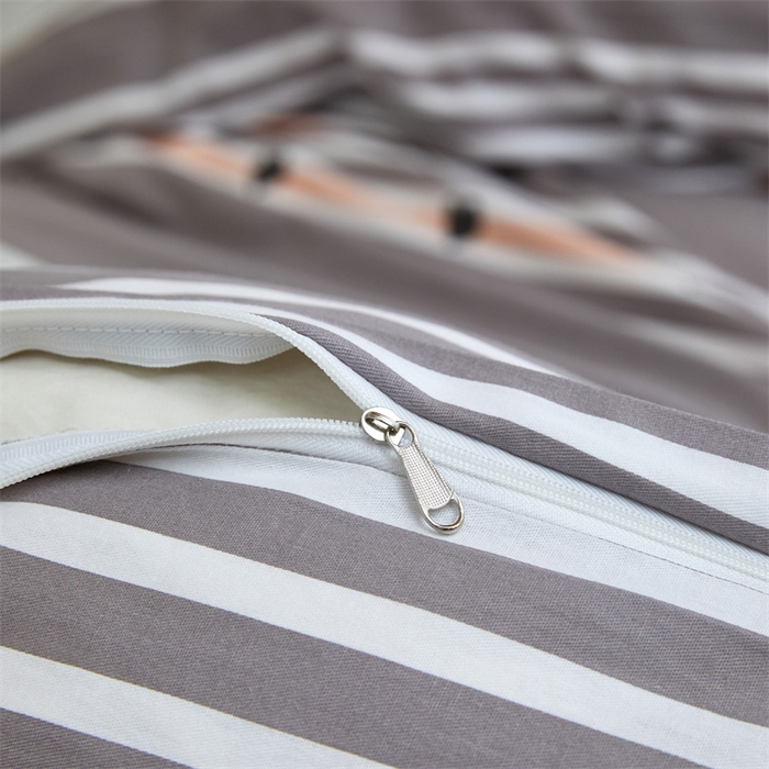 91家纺网 家纺一手货源 找家纺 杜先生 2023新款13372学生宿舍三件套纯棉三件套床单款 新都时尚-灰