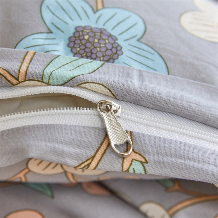 91家纺网 家纺一手货源 找家纺 杜先生 2023新款13372学生宿舍三件套纯棉三件套床单款 田园趣味