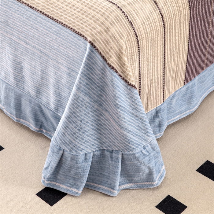 91家纺网 家纺一手货源 找家纺 优姿家纺 2024新款加厚全消光牛奶棉印花四件套 伊洛克灰