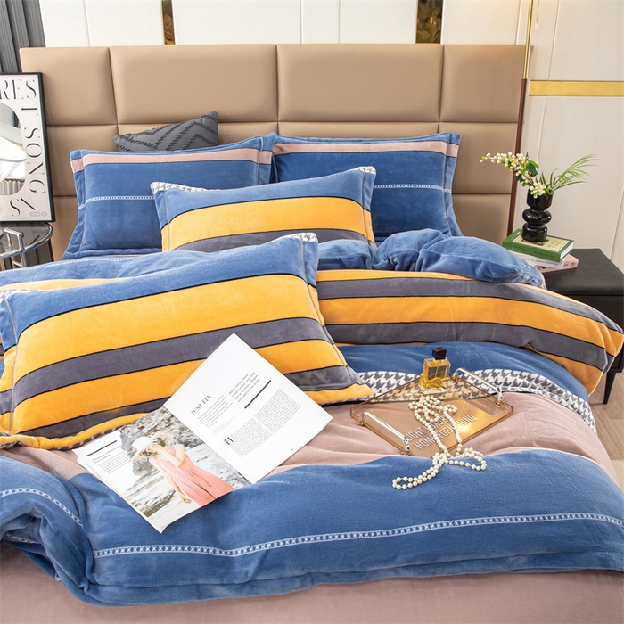 91家纺网 家纺一手货源 找家纺 （总）优姿家纺 2024新款加厚全消光牛奶棉印花四件套