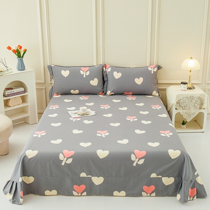 91家纺网 家纺一手货源 找家纺 （总）新款50双股澳棉印花单床单定做定制尺寸