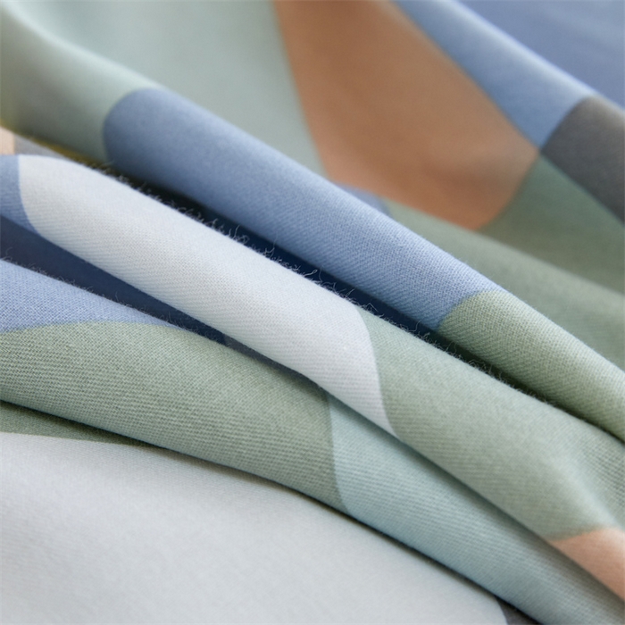 91家纺网 家纺一手货源 找家纺 杜先生 2023新款13372学生宿舍三件套纯棉三件套床单款 五彩格调