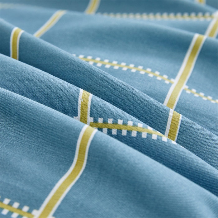 91家纺网 家纺一手货源 找家纺 杜先生 2023新款13372学生宿舍三件套纯棉三件套床单款 露西-绿