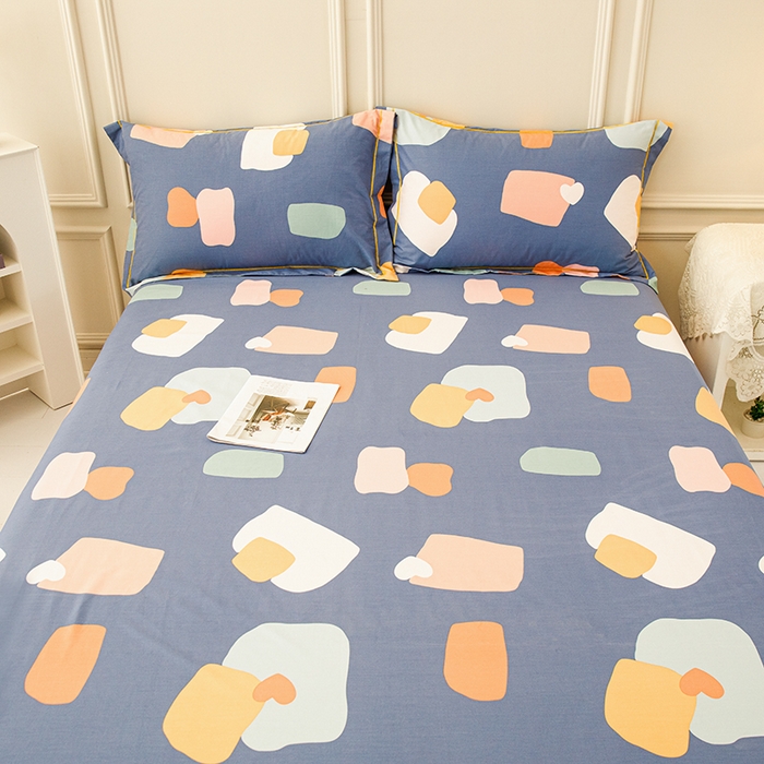 91家纺网 家纺一手货源 找家纺 新款50双股澳棉印花单床单定做定制尺寸 布鲁可