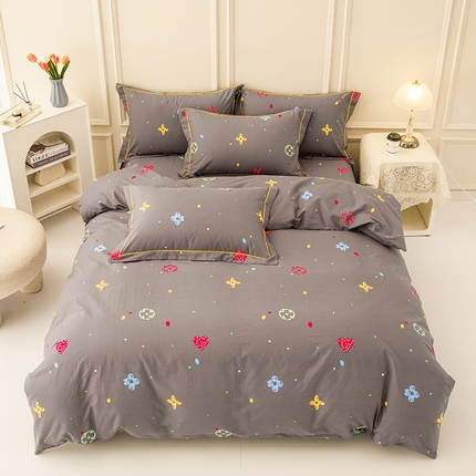 91家纺网 家纺一手货源 找家纺 （总）新款50双股澳棉印花四件套定做任意尺寸