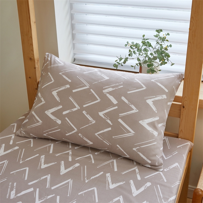 91家纺网 家纺一手货源 找家纺 杜先生 2023新款13372学生宿舍三件套纯棉三件套床单款 摩登时代