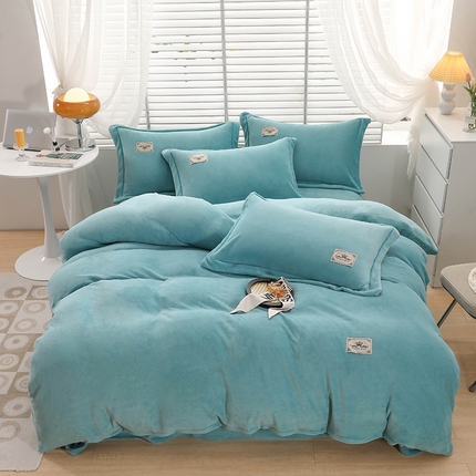 91家纺网 家纺一手货源 找家纺 （总）优姿家纺 2024新款加厚全消光牛奶棉印花四件套