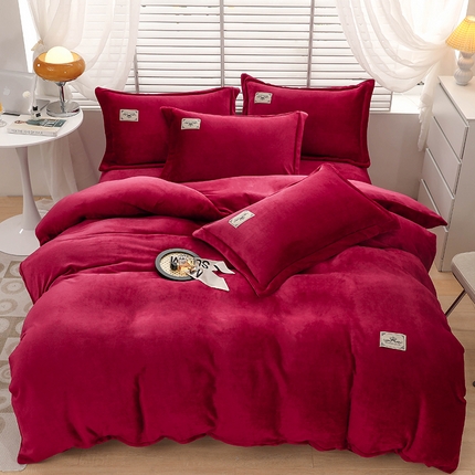 91家纺网 家纺一手货源 找家纺 （总）优姿家纺 2024新款加厚全消光牛奶棉印花四件套