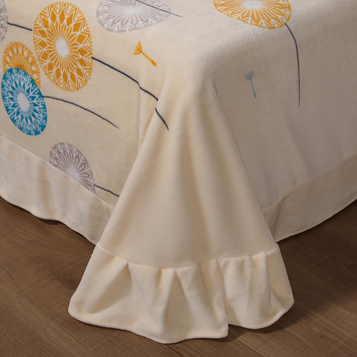 91家纺网 家纺一手货源 找家纺 优姿家纺 2024新款加厚全消光牛奶棉印花四件套 夏日幽香米