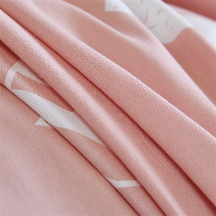 91家纺网 家纺一手货源 找家纺 杜先生 2023新款13372学生宿舍三件套纯棉三件套床单款 爱心公主-粉