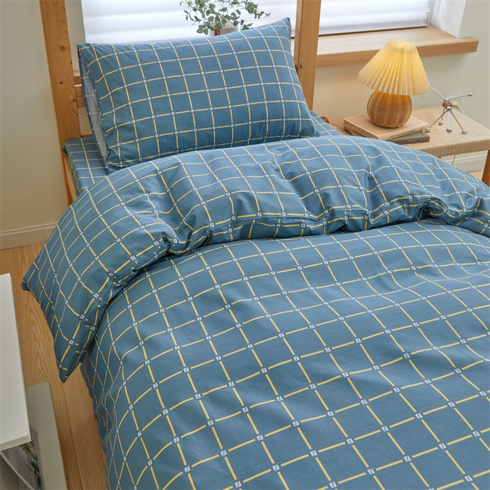 91家纺网 家纺一手货源 找家纺 杜先生 2023新款13372学生宿舍三件套纯棉三件套床单款 星空恋