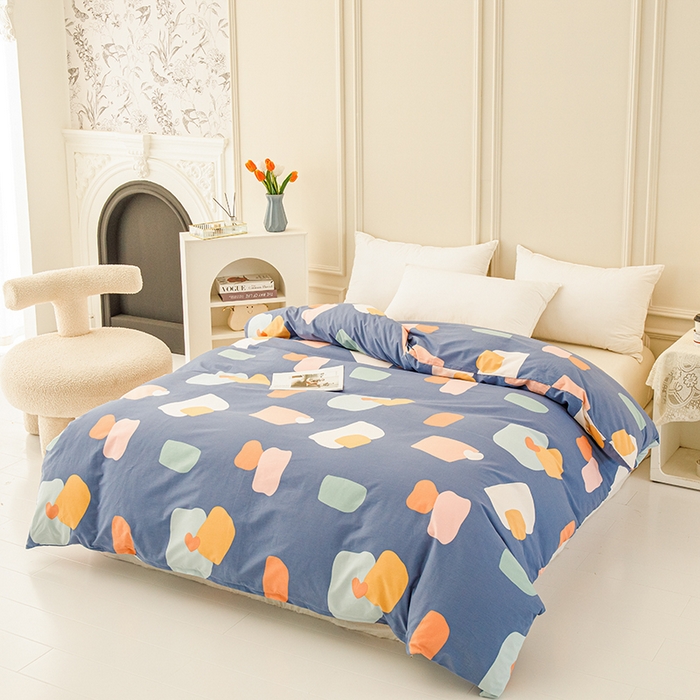 91家纺网 家纺一手货源 找家纺 新款50双股澳棉印花被套单件定做定制任意尺寸 布鲁可