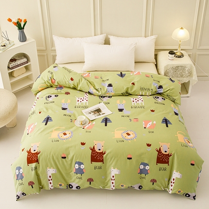 新款50双股澳棉印花被套单件定做定制任意尺寸 动物世界