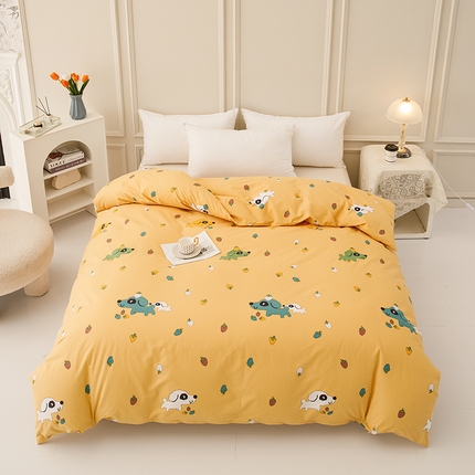 91家纺网 家纺一手货源 找家纺 新款50双股澳棉印花被套单件定做定制任意尺寸 草莓小狗