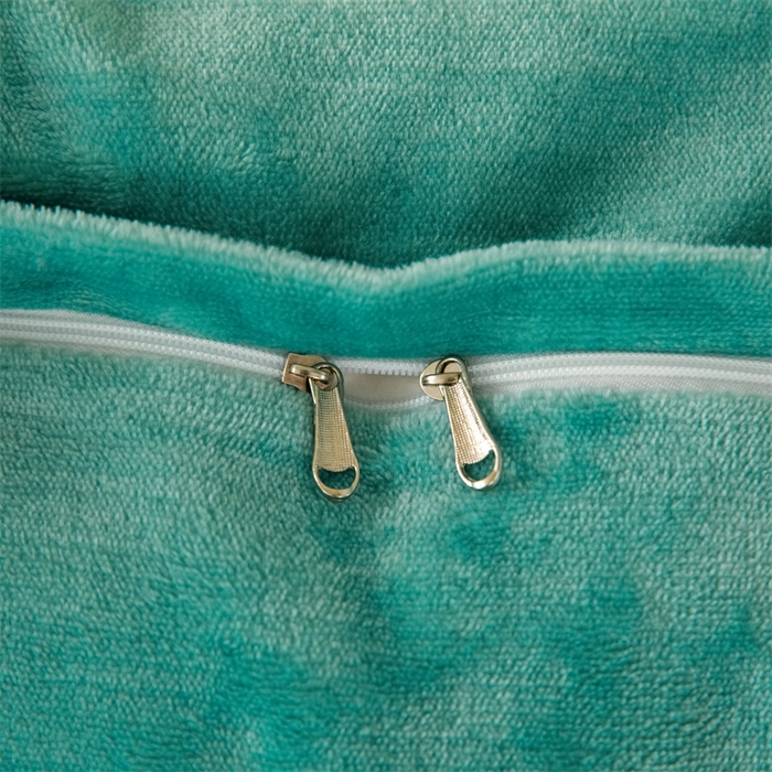 91家纺网 家纺一手货源 找家纺 新款230肌理纹纯色牛奶绒单被套定做定制尺寸 肌理纹-绿色