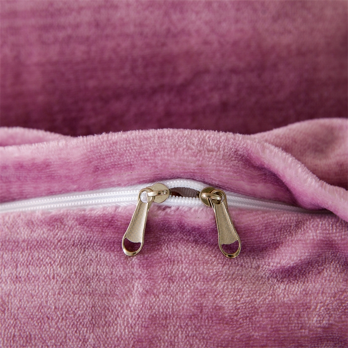 91家纺网 家纺一手货源 找家纺 新款230肌理纹纯色牛奶绒单被套定做定制尺寸 肌理纹-紫色