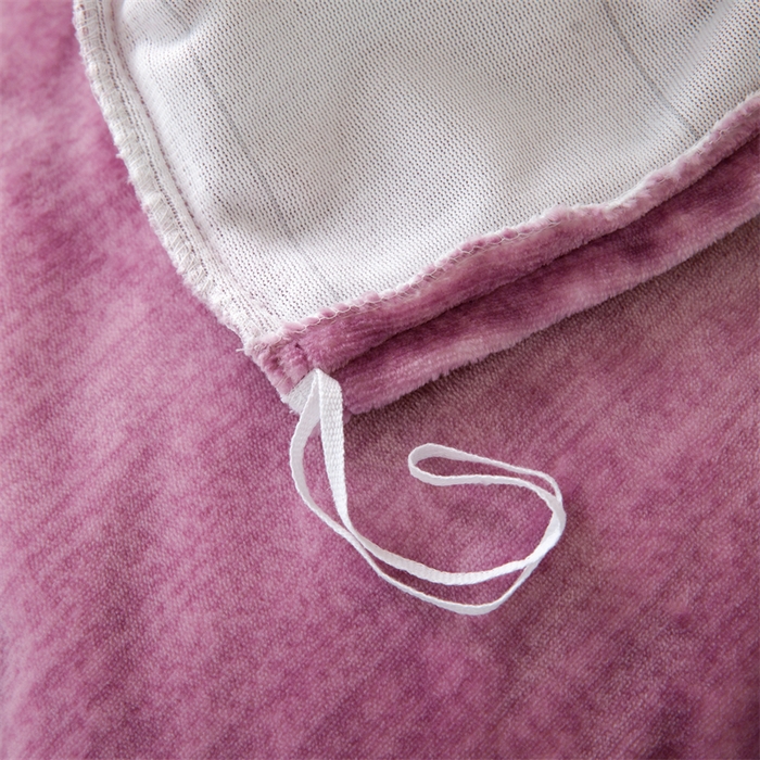 91家纺网 家纺一手货源 找家纺 新款230肌理纹纯色牛奶绒单被套定做定制尺寸 肌理纹-紫色