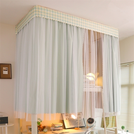 91家纺网 家纺一手货源 找家纺 （总）卓尔居 2025新款高精密导轨纯色款学生蚊帐