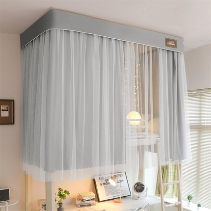 91家纺网 家纺一手货源 找家纺 （总）卓尔居 2025新款高精密导轨纯色款学生蚊帐