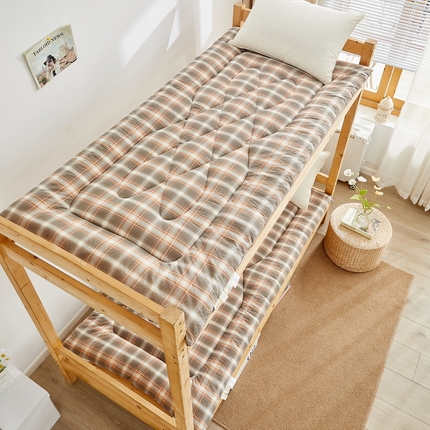 91家纺网 家纺一手货源 找家纺 （总）格子铺 2024新款全棉水洗棉棉花学生床垫棉花床垫