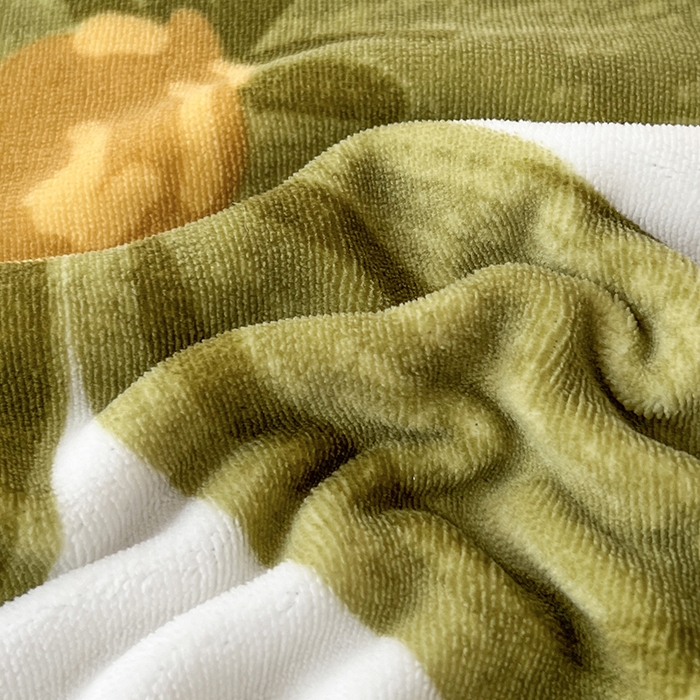 91家纺网 家纺一手货源 找家纺 富之航家纺 2023新款牛奶绒印花四件套 花间小兔