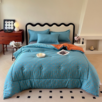 91家纺网 家纺一手货源 找家纺 （总）宝士康 2024新款双层纱冬被