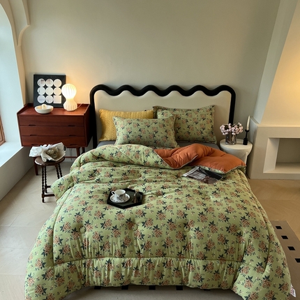 91家纺网 家纺一手货源 找家纺 （总）宝士康 2024新款双层纱冬被