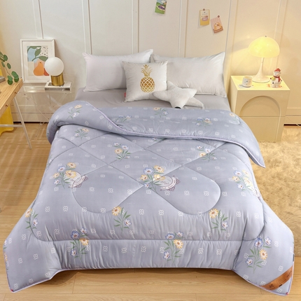 91家纺网 家纺一手货源 找家纺 （总）好欣怡家纺 2024新款洛卡棉包边款冬被被子被芯