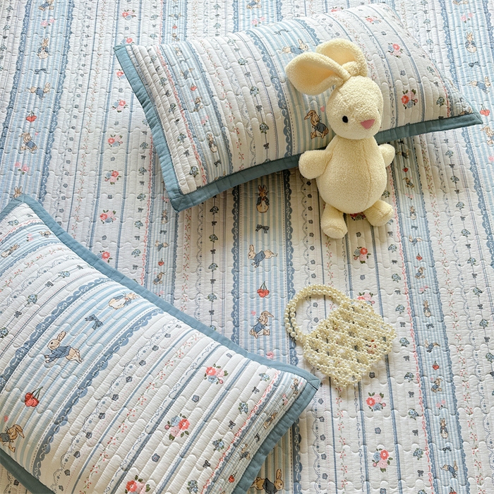 91家纺网 家纺一手货源 找家纺 美优兰 2023新款双面全棉水洗床盖 彼得堡