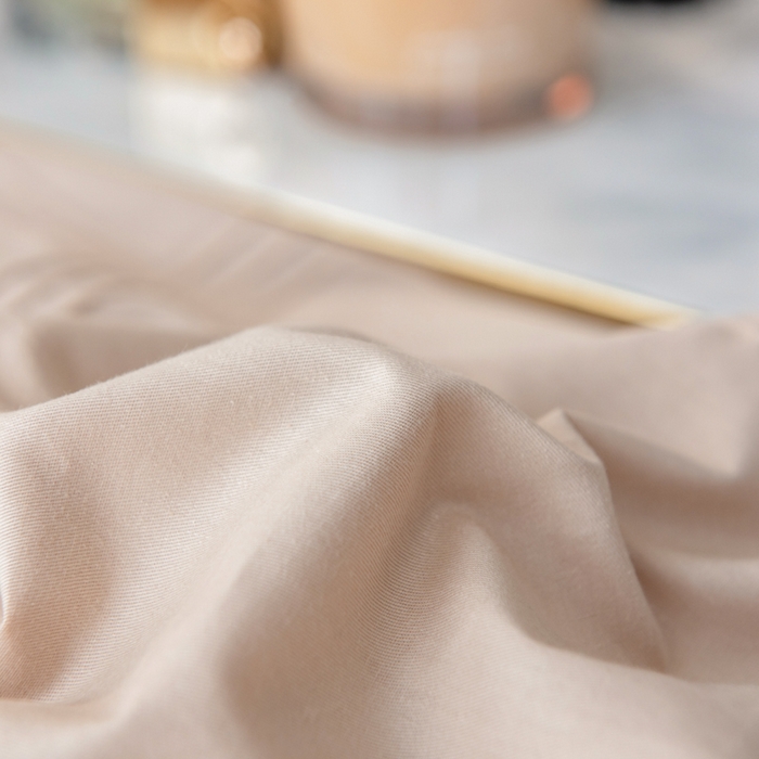 91家纺网 家纺一手货源 找家纺 丝幔 2025新款60S长绒棉埋绳全棉四件套系列 香槟金