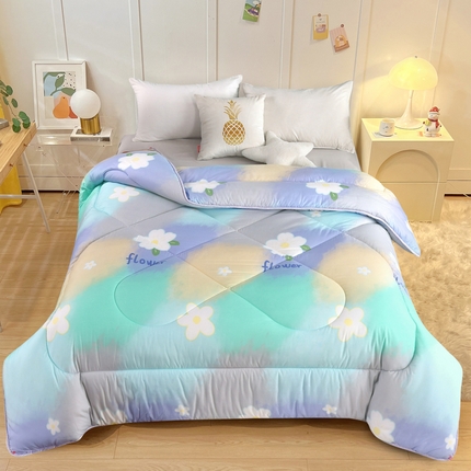 91家纺网 家纺一手货源 找家纺 （总）好欣怡家纺 2024新款洛卡棉包边款冬被被子被芯