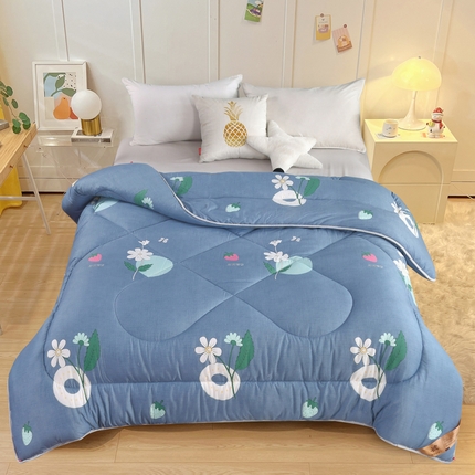 91家纺网 家纺一手货源 找家纺 （总）好欣怡家纺 2024新款洛卡棉包边款冬被被子被芯