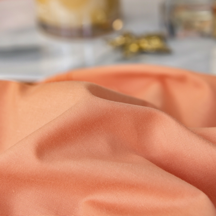 91家纺网 家纺一手货源 找家纺 丝幔 2025新款60S长绒棉埋绳全棉四件套系列 爱玛橙