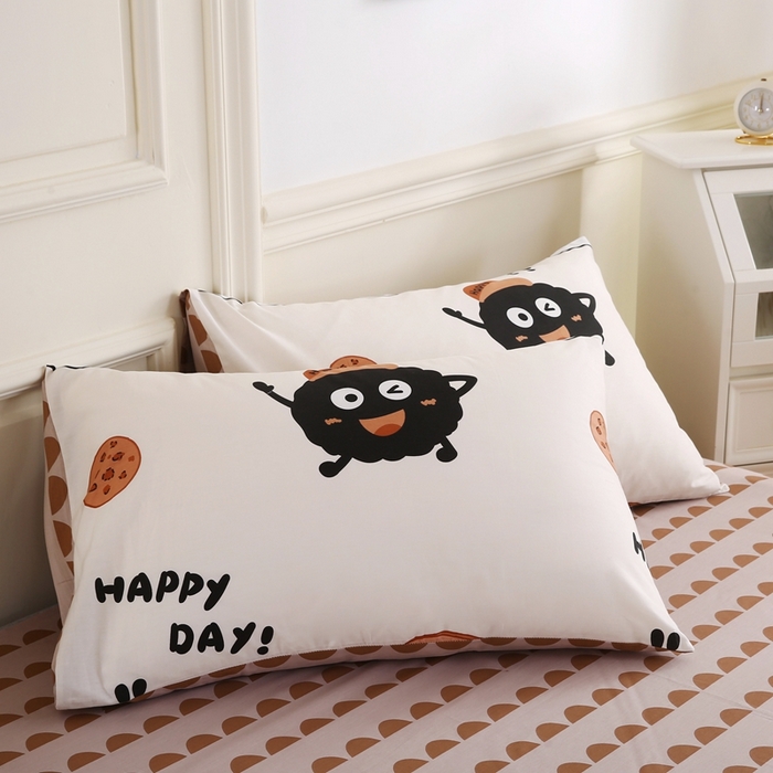 91家纺网 家纺一手货源 找家纺 权瑾家纺 全棉13372印花四件套小清新少女风直播爆款 毛茸茸