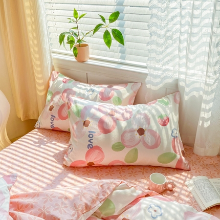 91家纺网 家纺一手货源 找家纺 （总）黑马家居 2025新款全棉喷气13070印花单品枕套