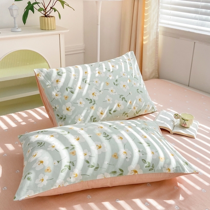 91家纺网 家纺一手货源 找家纺 （总）黑马家居 2025新款全棉喷气13070印花单品枕套