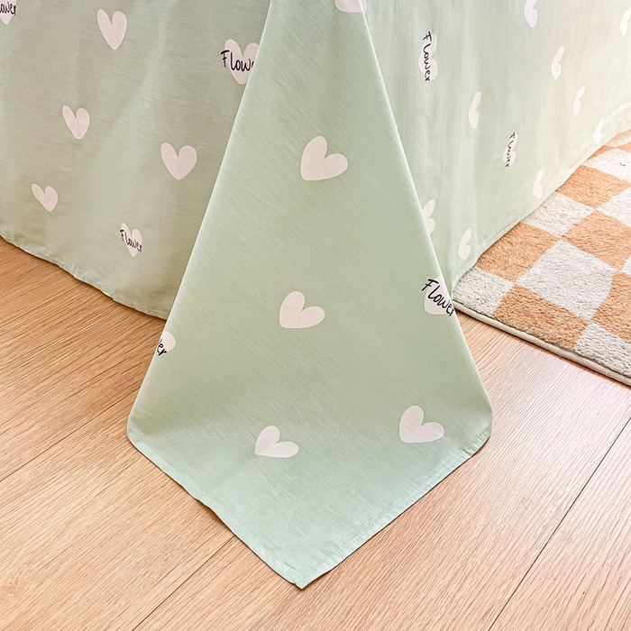 91家纺网 家纺一手货源 找家纺 集布 2023新款12868全棉喷气印花四件套 粉朵