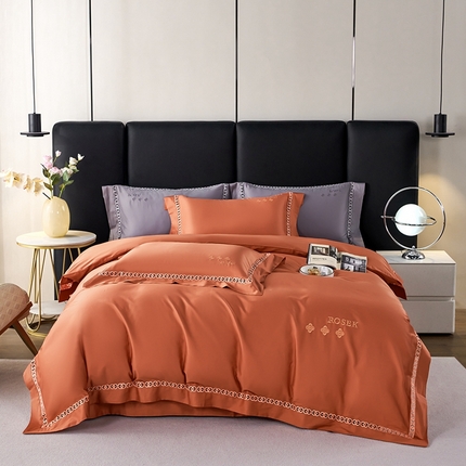 91家纺网 家纺一手货源 找家纺 （总）权瑾 直播爆款镂空长绒棉刺绣全棉纯棉四件套120支