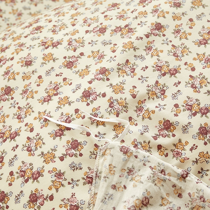 91家纺网 家纺一手货源 找家纺 绫韵 2023新款ins小清新碎花全棉13772精梳纯棉套件 如茵