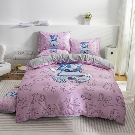 91家纺网 家纺一手货源 找家纺 （总）色鬼布艺 2023新款水洗天丝四件套