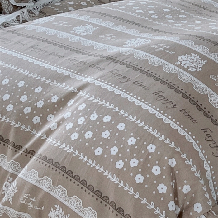 91家纺网 家纺一手货源 找家纺 胜权家纺 2024新款13372全棉夹棉宫廷风皇冠蕾丝床裙 温莎