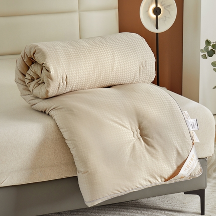 91家纺网 家纺一手货源 找家纺 （总）33家纺 2023新款A类千鸟格提花大豆被冬被芯被子